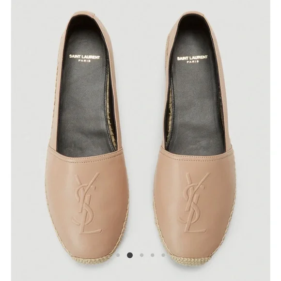 Saint Laurent beige leather espadrilles with box and dust bag - Picture 1 of 8